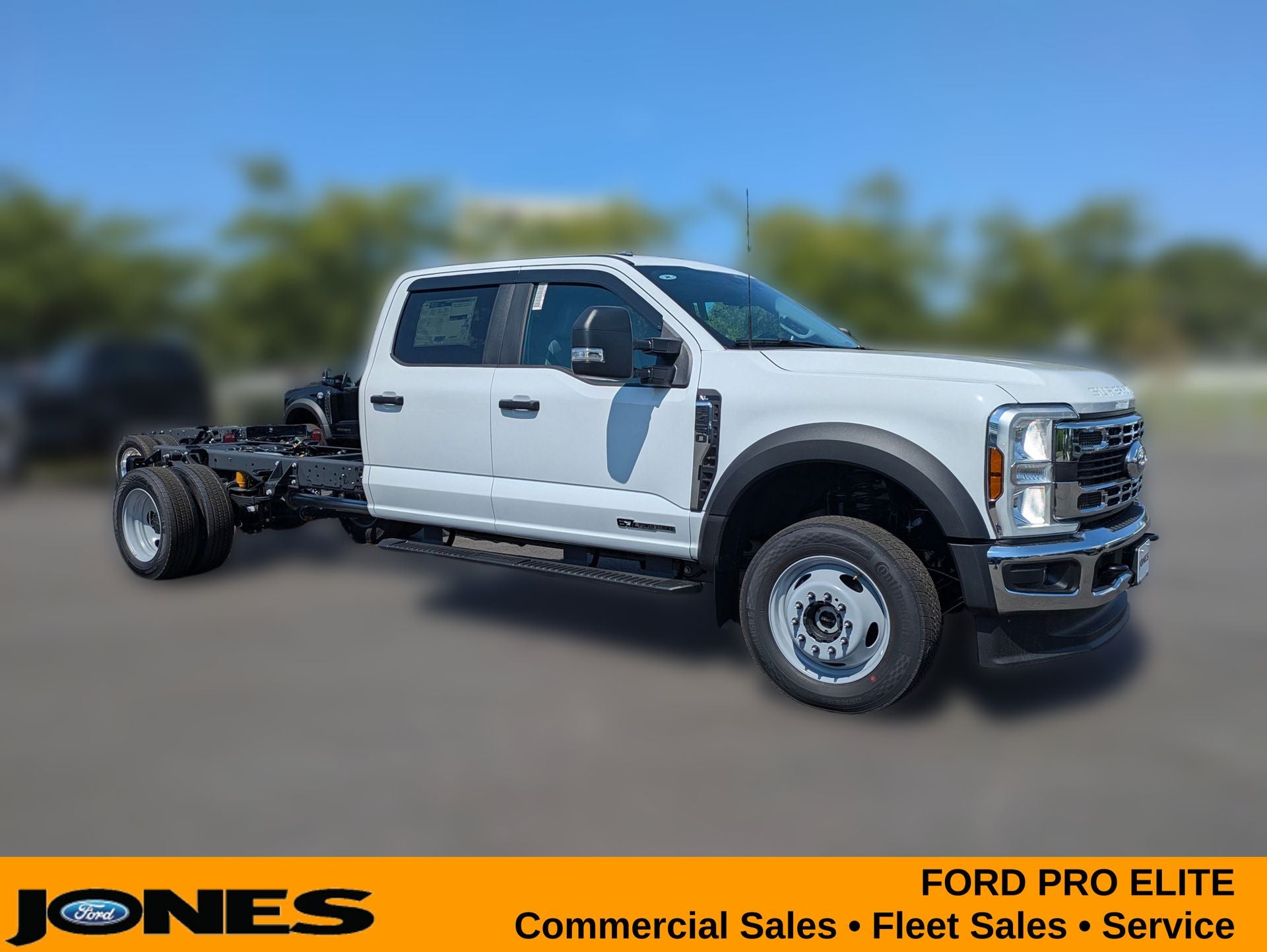 2026 Ford F-450 XL DRW in Oxford White — front three-quarter view