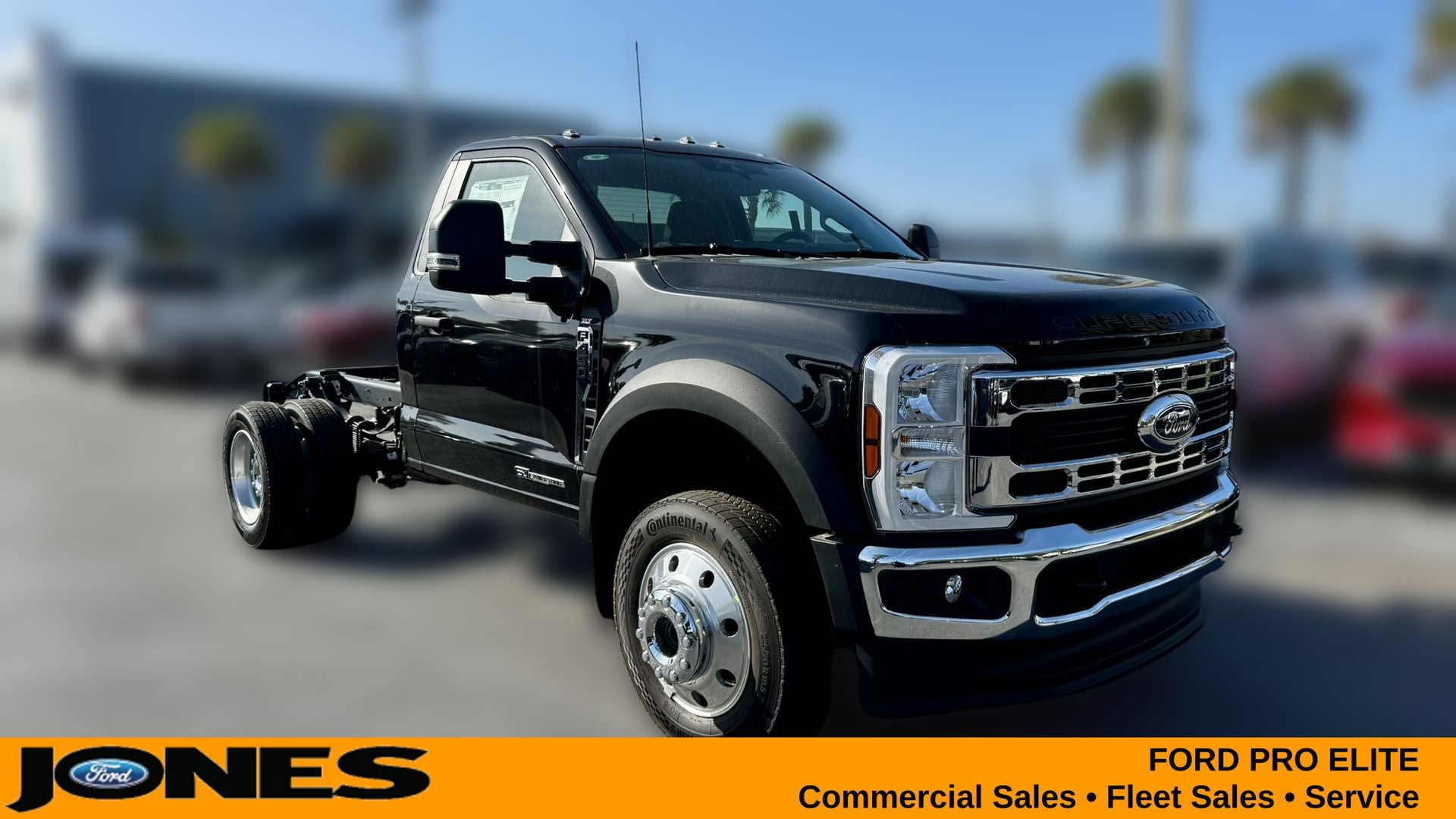 2026 Ford F-450 F-450 XLT in Agate Black Metallic — front three-quarter view