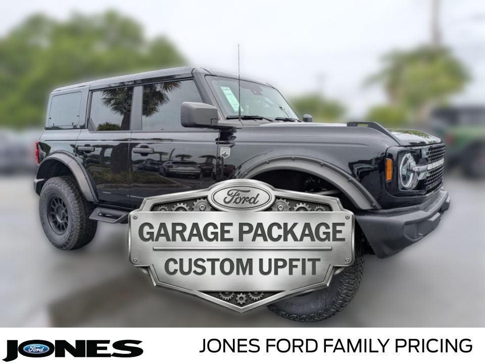 2026 Ford Bronco Big Bend in Shadow Black — front three-quarter view