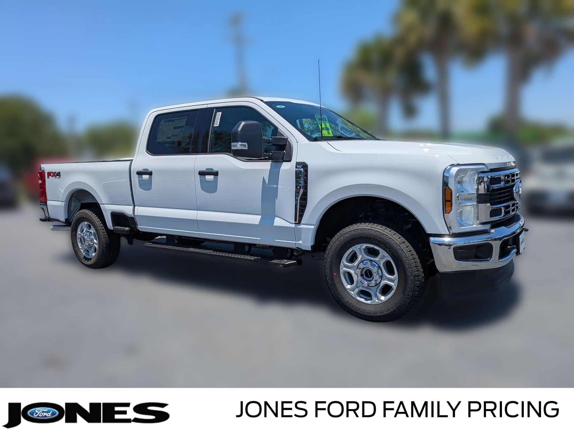 2026 Ford F-250 F-250 XLT in Oxford White — front three-quarter view