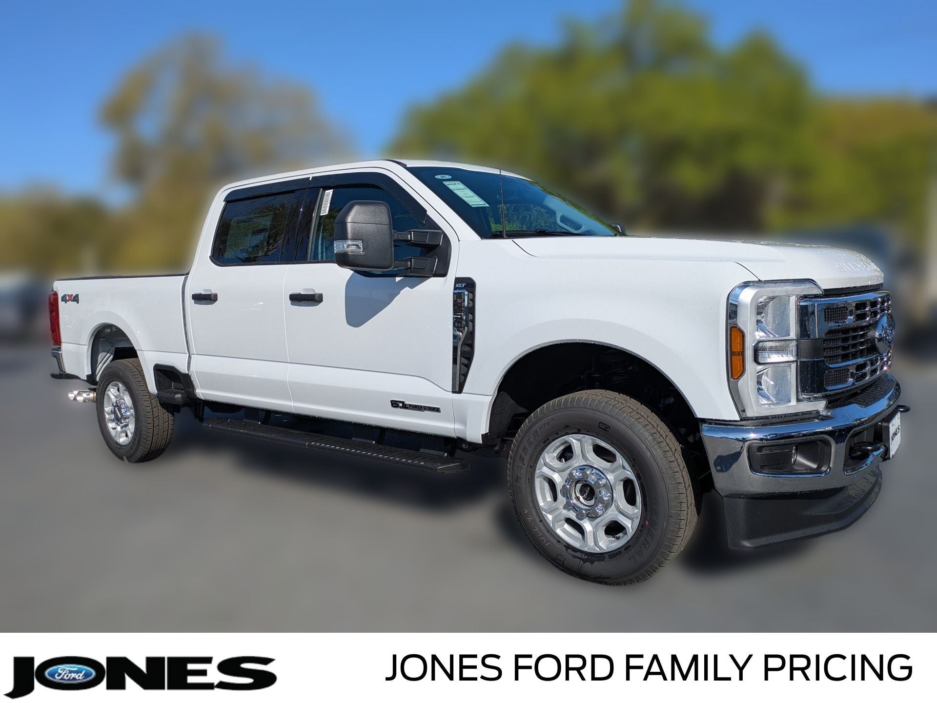 2026 Ford F-250 F-250 XLT in Oxford White — front three-quarter view