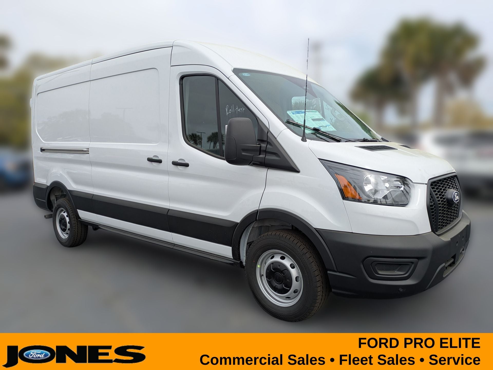 2026 Ford Transit-250 Cargo Van in Oxford White — front three-quarter view