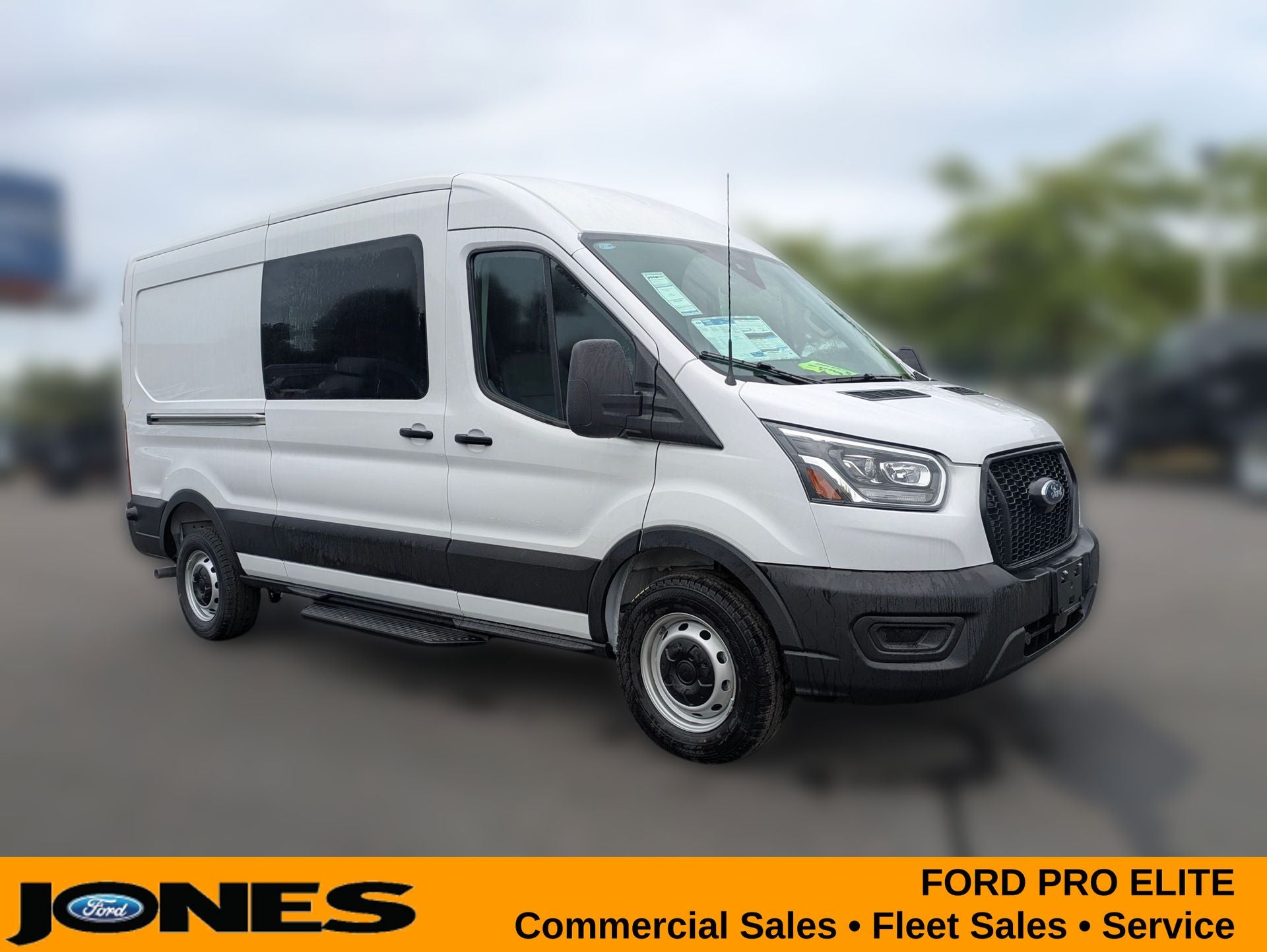 2025 Ford Transit-250 Cargo Van in Oxford White — front three-quarter view