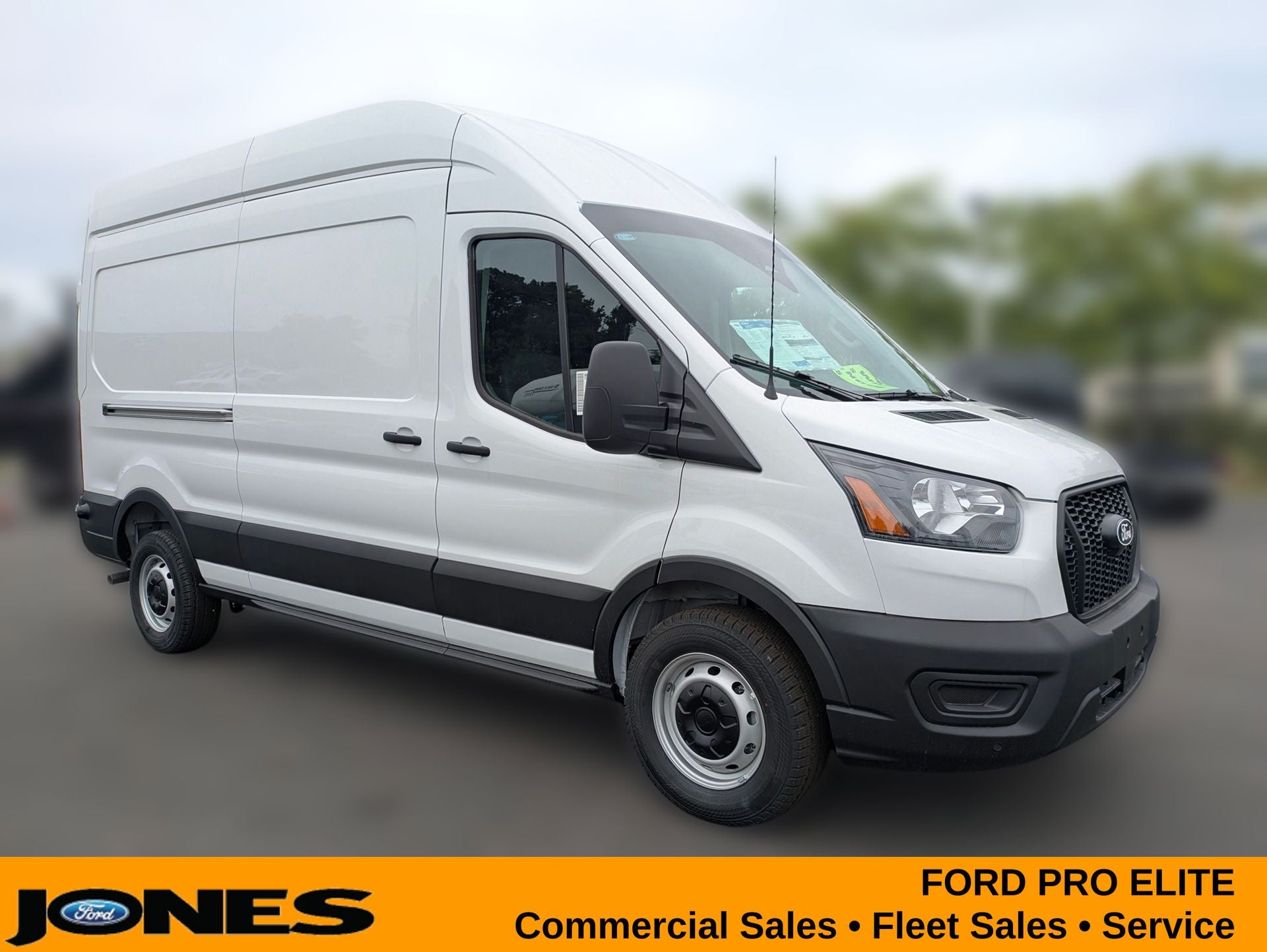 2026 Ford Transit-250 Cargo Van in Oxford White — front three-quarter view