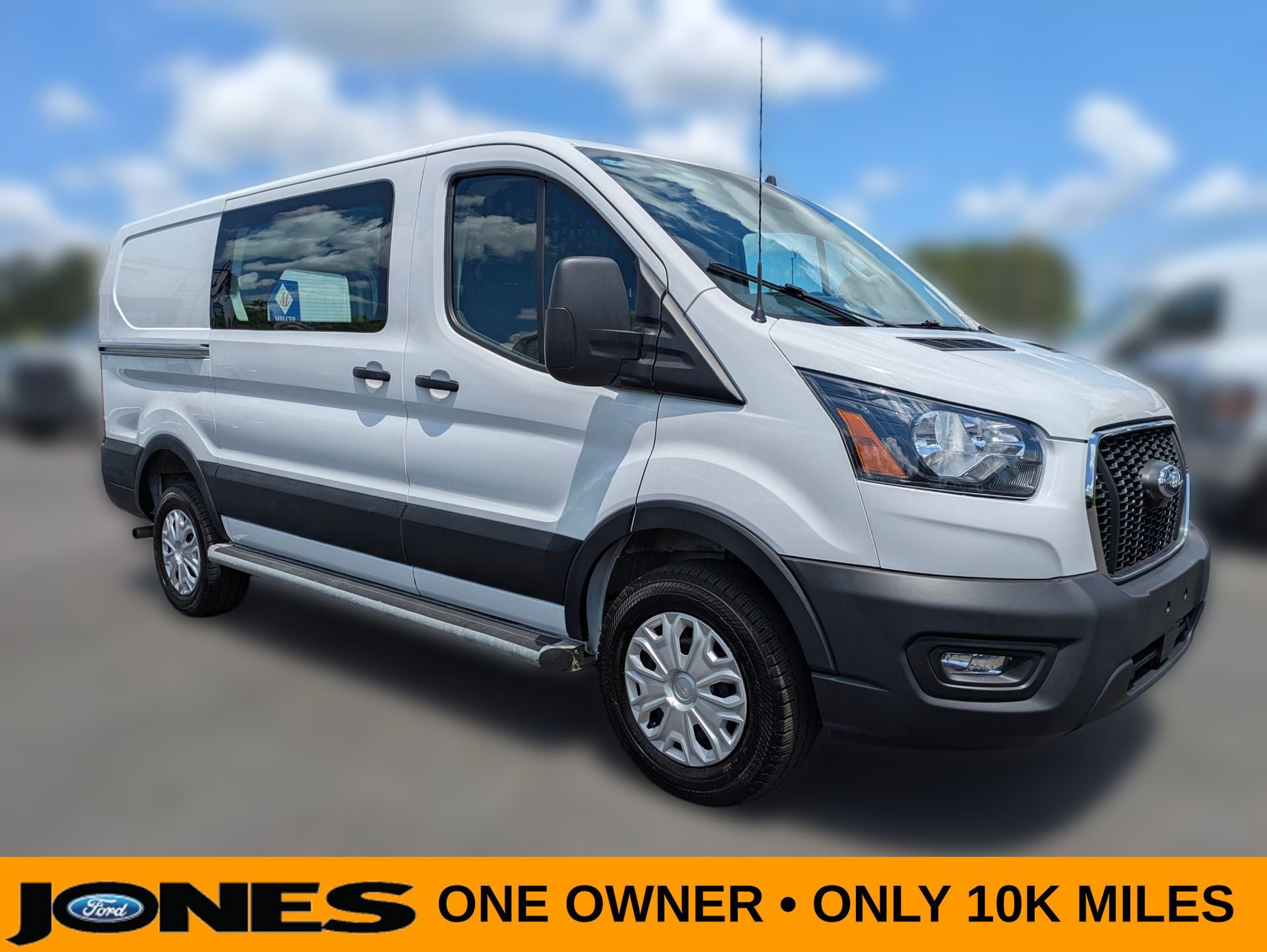 2025 Ford Transit-250 Base in Oxford White — front three-quarter view