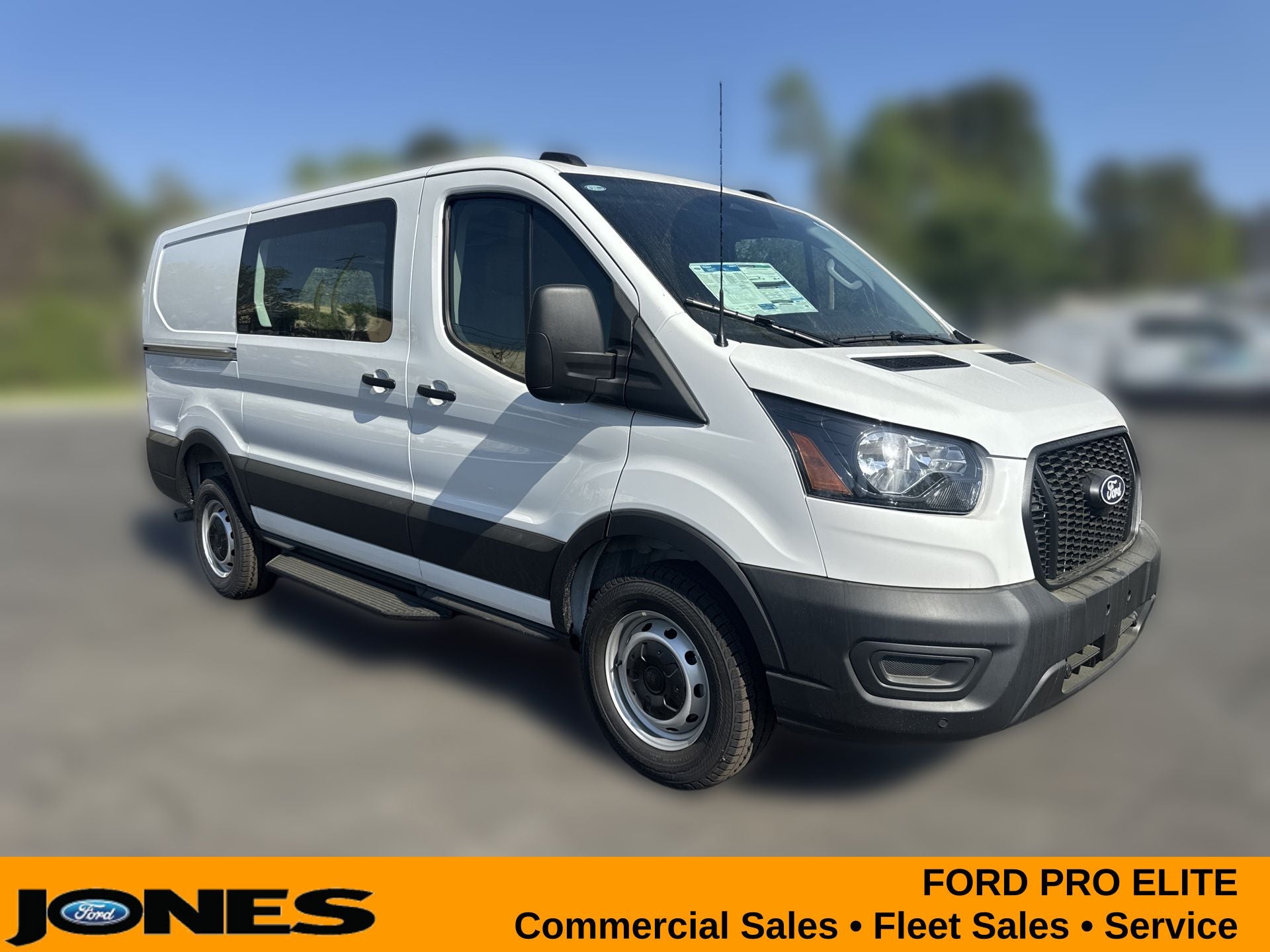 2026 Ford Transit-250 Cargo Van in Oxford White — front three-quarter view