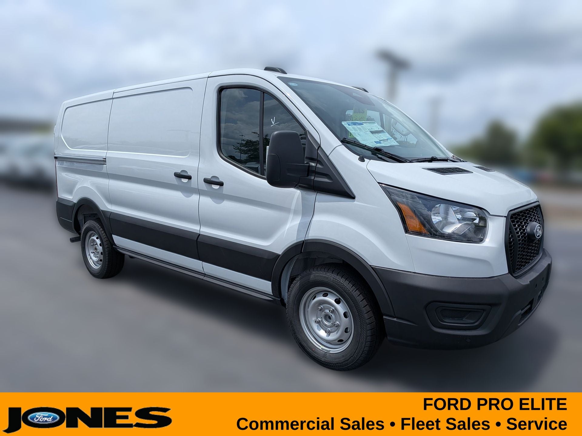2026 Ford Transit-250 Cargo Van in Oxford White — front three-quarter view