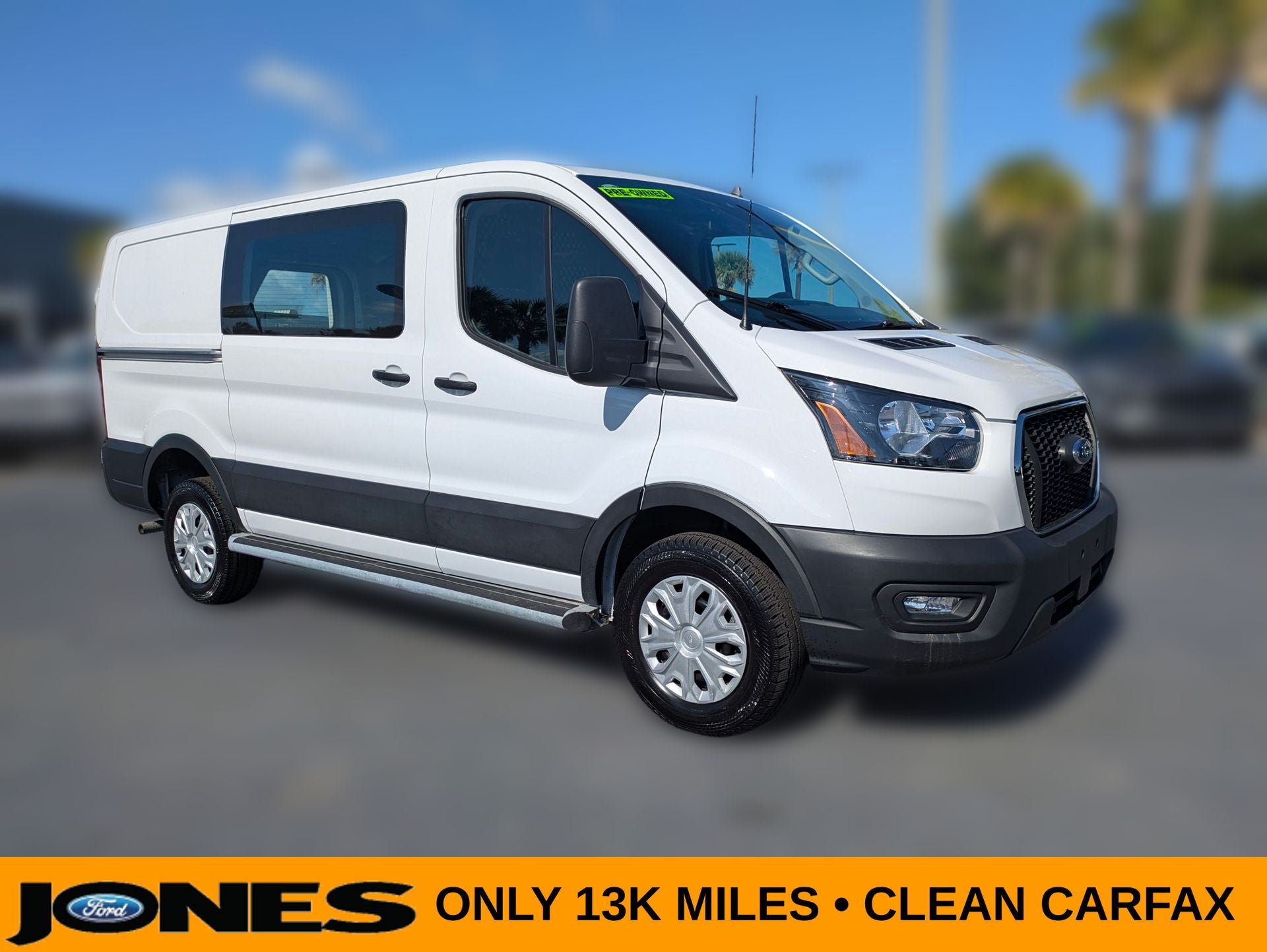2024 Ford Transit-250 Base in Oxford White — front three-quarter view