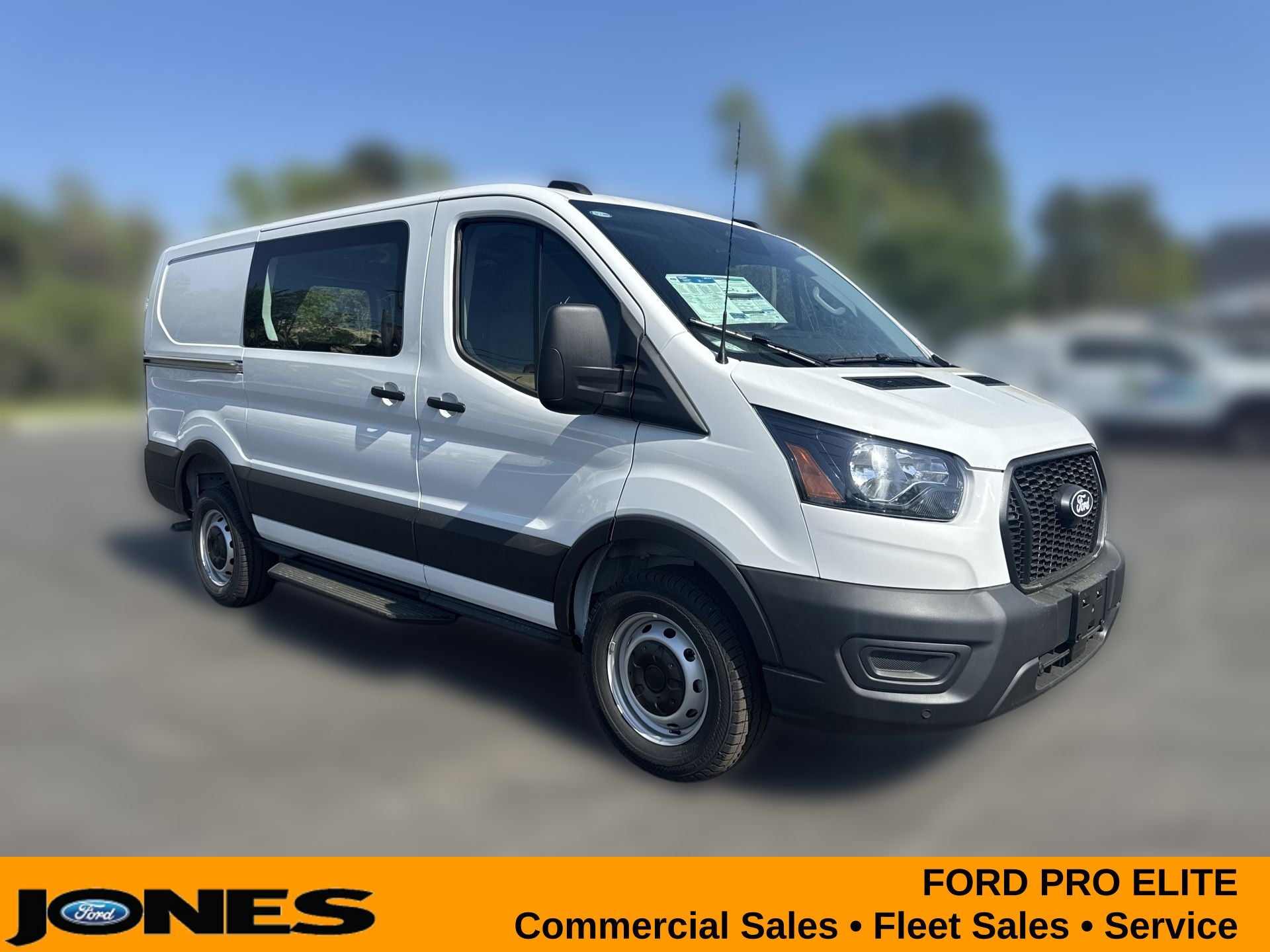 2026 Ford Transit-250 Cargo Van in Oxford White — front three-quarter view