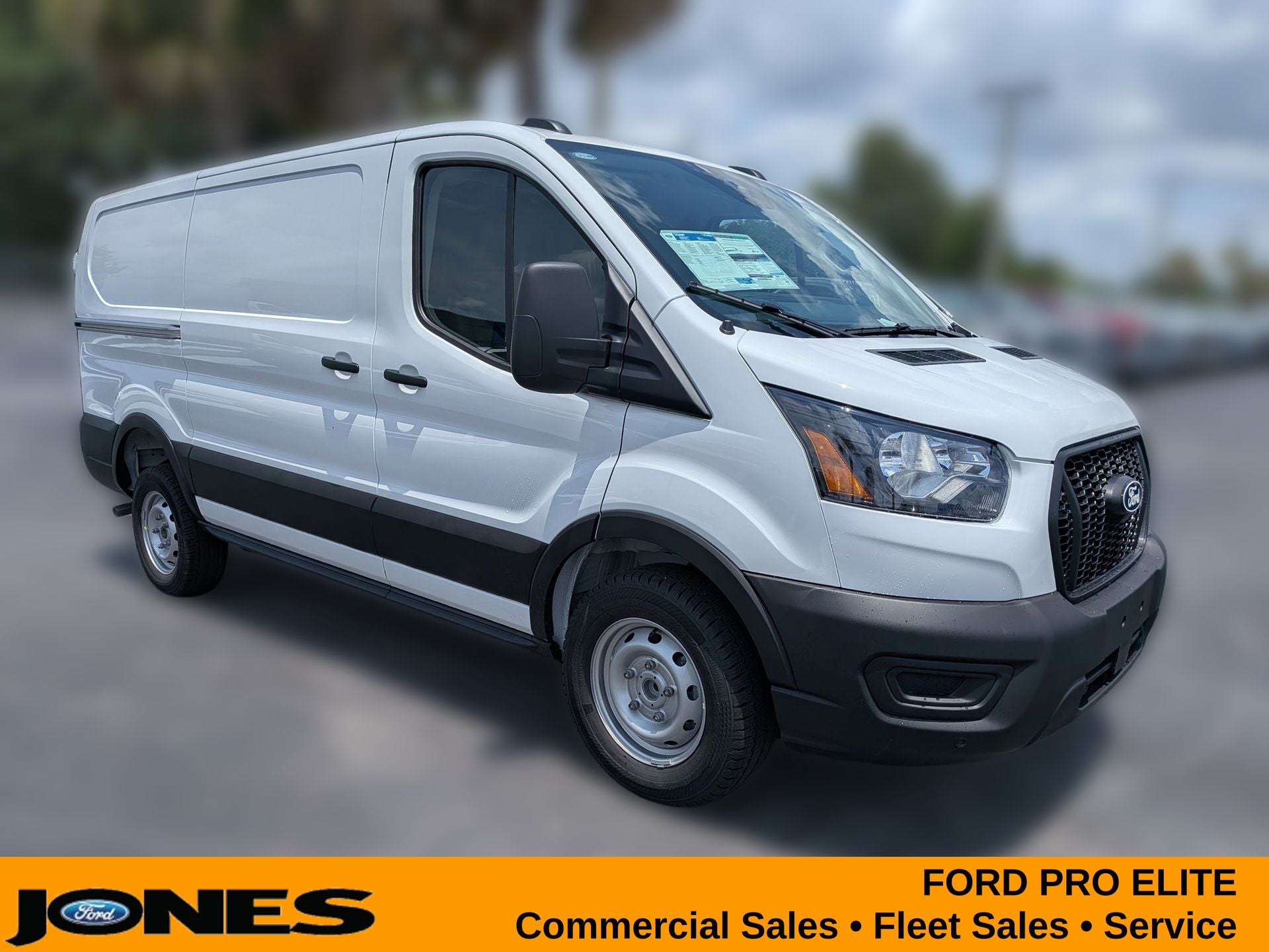 2026 Ford Transit-250 Cargo Van in Oxford White — front three-quarter view