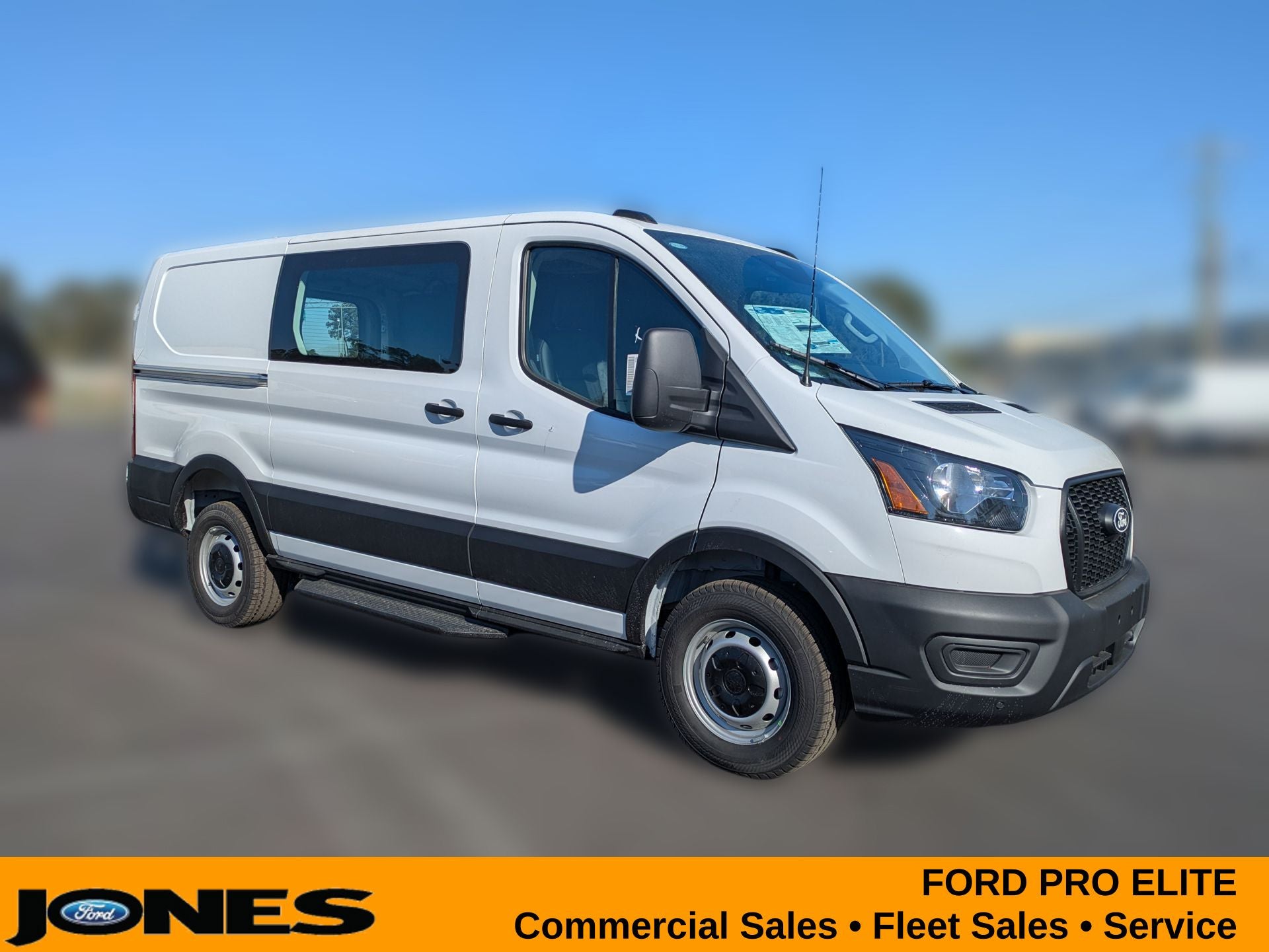 2026 Ford Transit-250 Cargo Van in Oxford White — front three-quarter view
