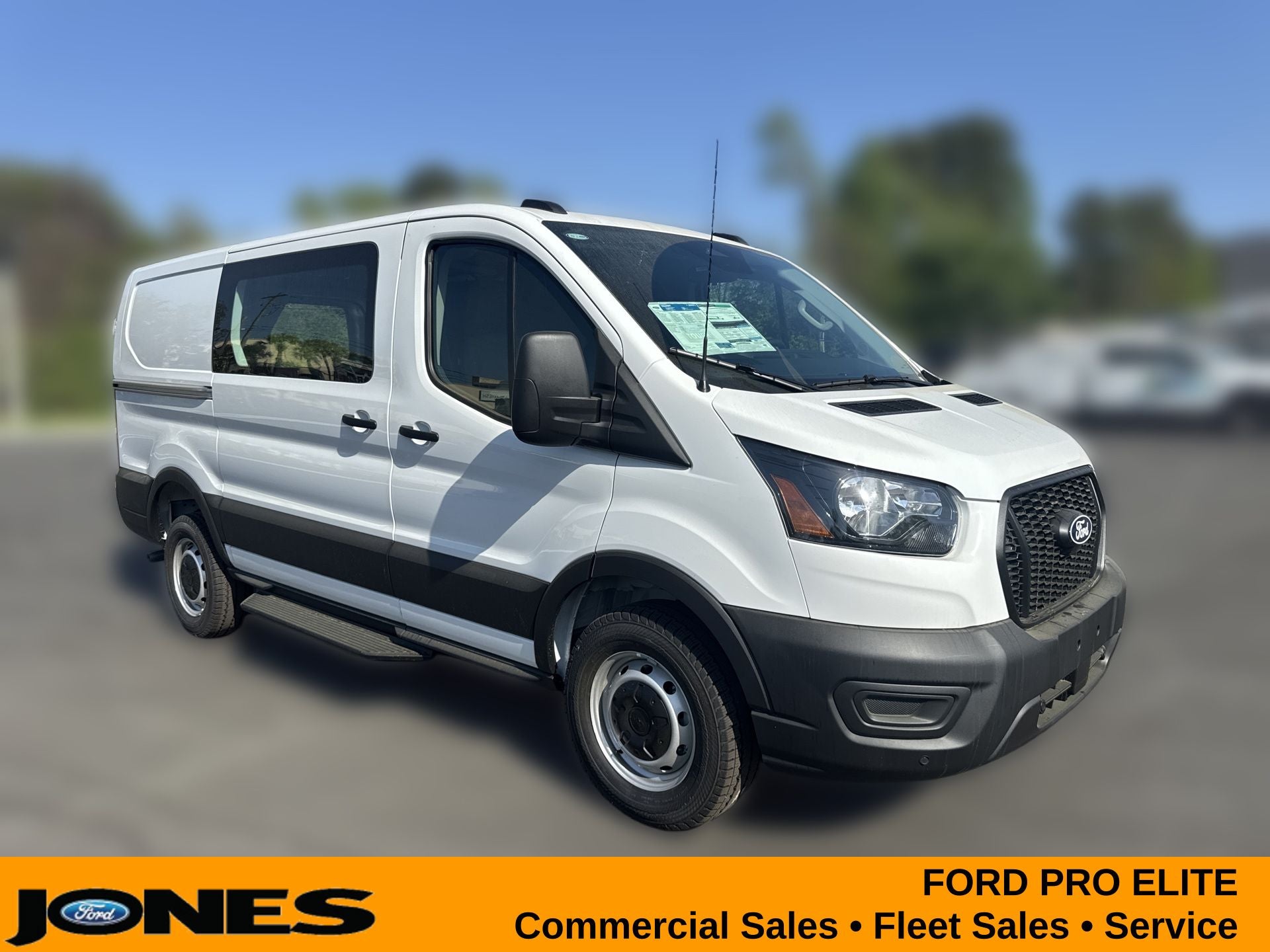 2026 Ford Transit-250 Cargo Van in Oxford White — front three-quarter view