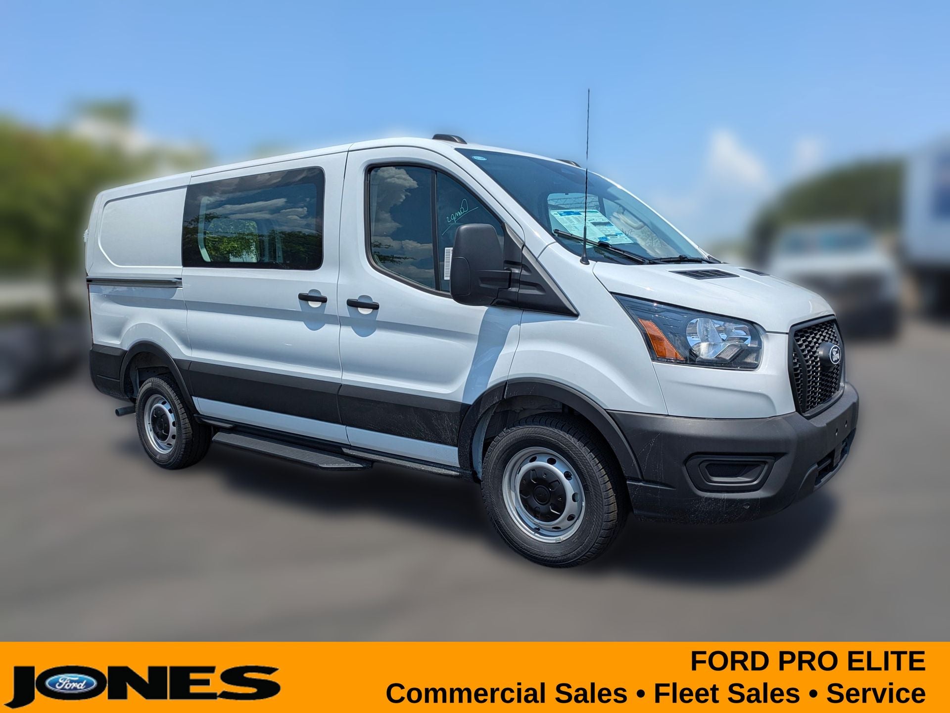 2026 Ford Transit-250 Cargo Van in Oxford White — front three-quarter view