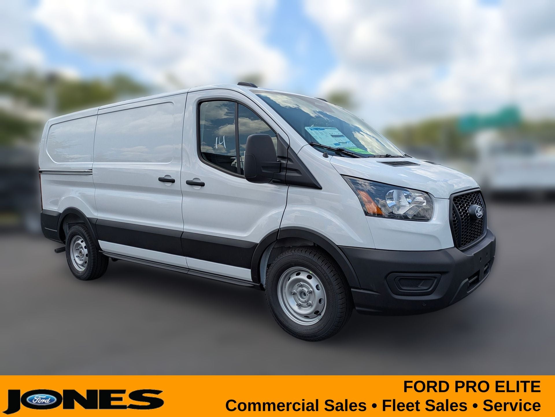 2026 Ford Transit-250 Cargo Van in Oxford White — front three-quarter view