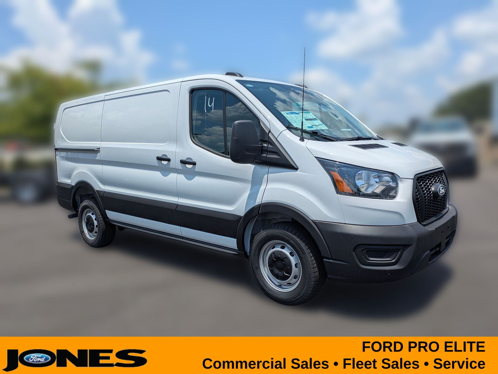 2026 Ford Transit-250 Cargo Van in Oxford White — front three-quarter view