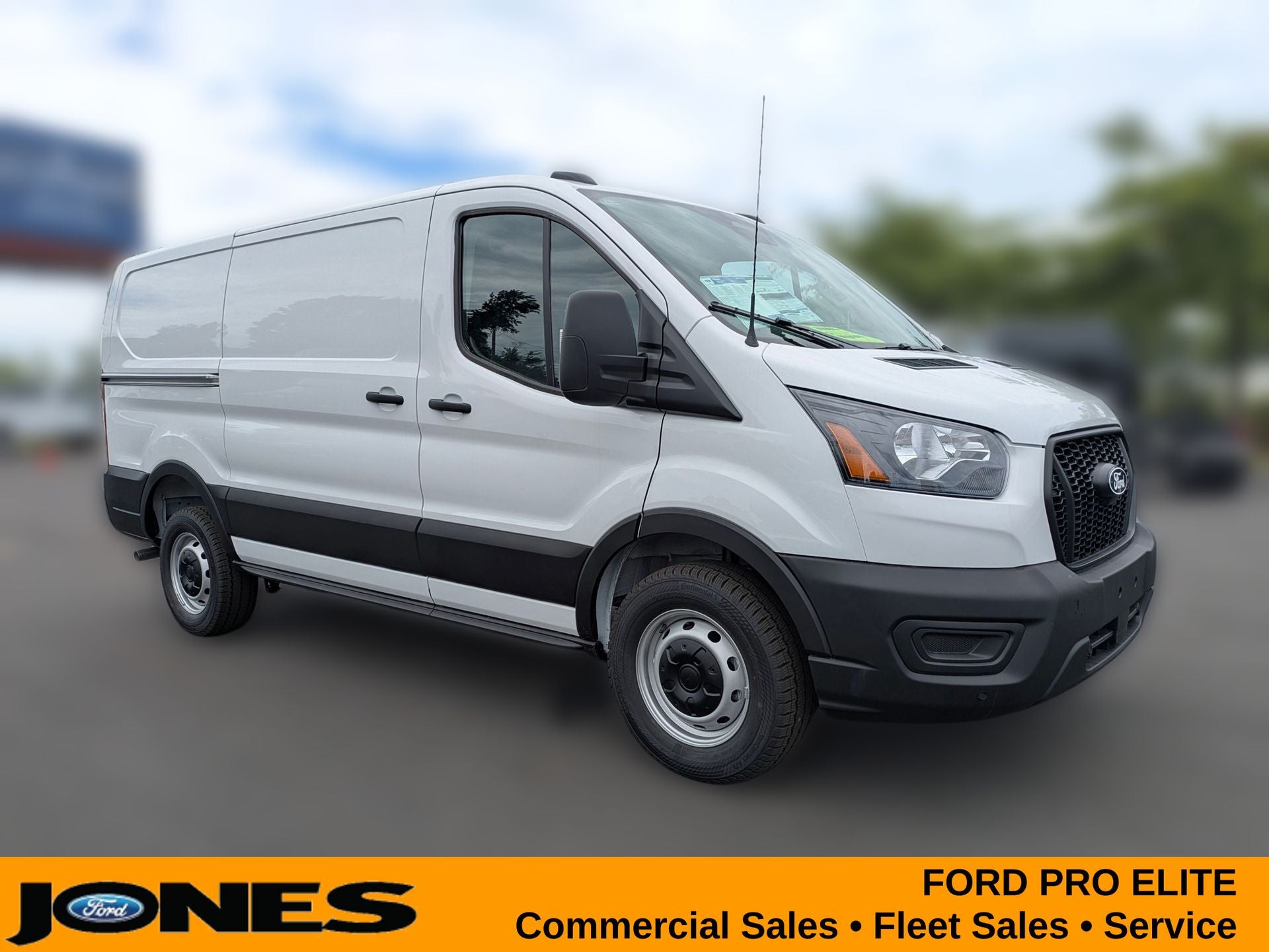 2026 Ford Transit-250 Cargo Van in Oxford White — front three-quarter view