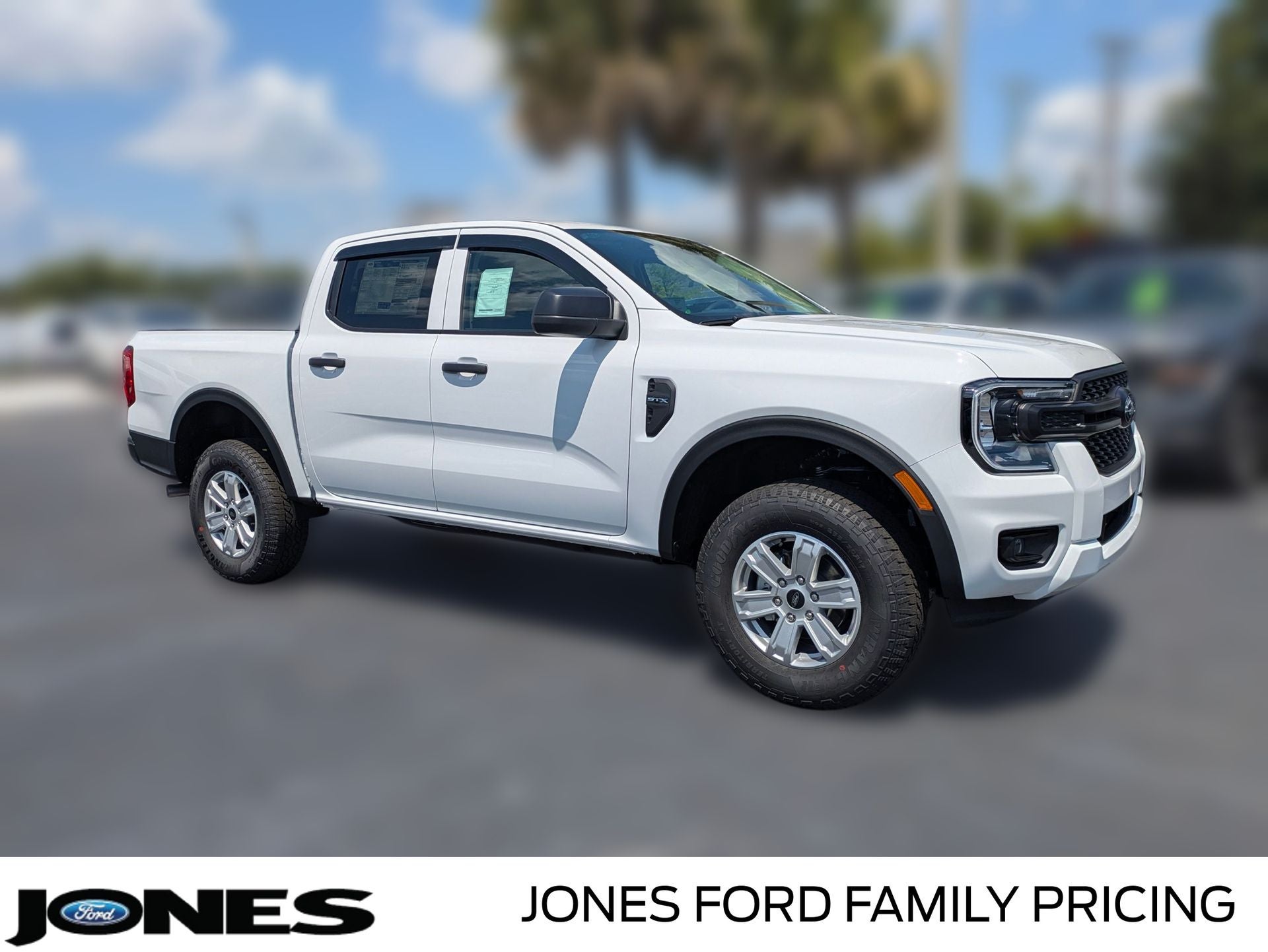 2026 Ford Ranger XL in Oxford White — front three-quarter view