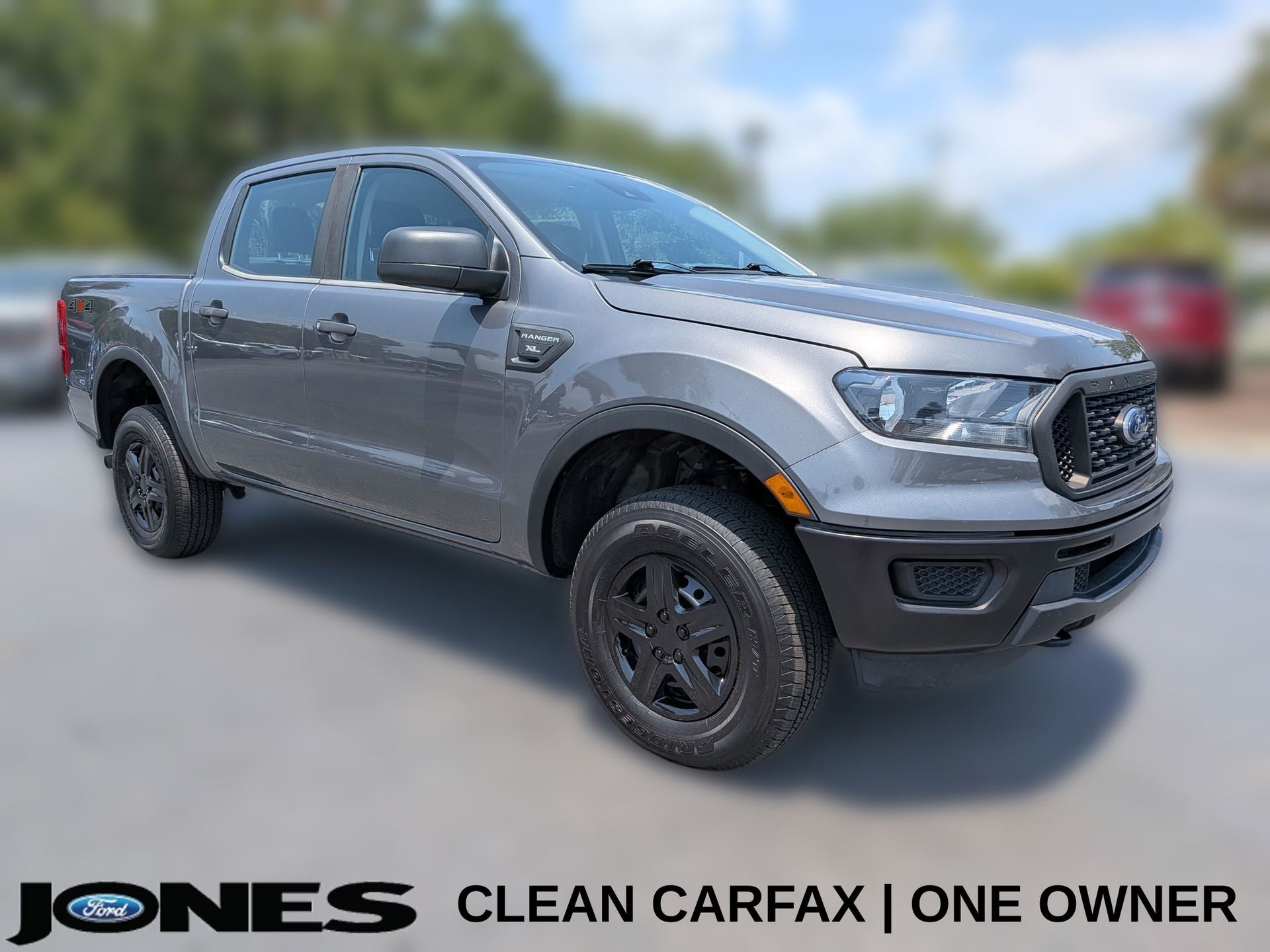 2022 Ford Ranger XL in Gray Metallic — front three-quarter view