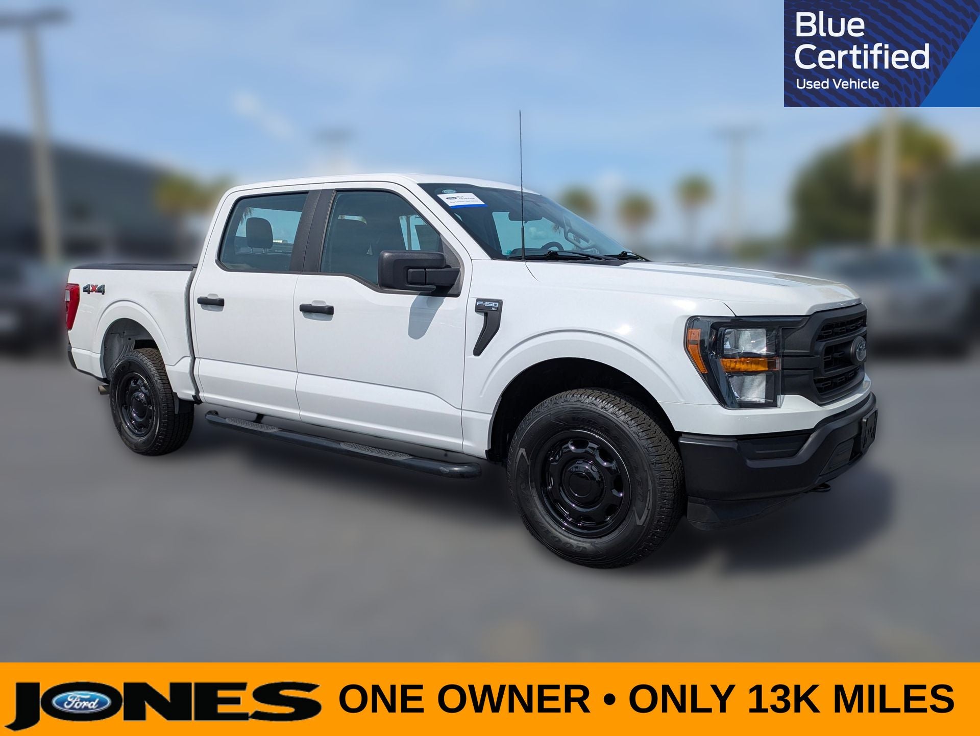 2023 Ford F-150 XL in Oxford White — front three-quarter view