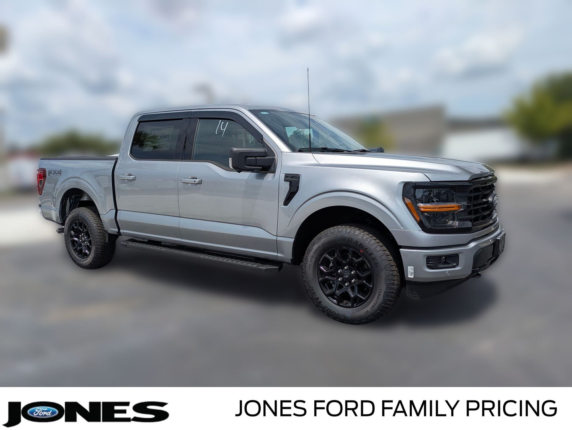 2026 Ford F-150 XLT in Iconic Silver Metallic — front three-quarter view