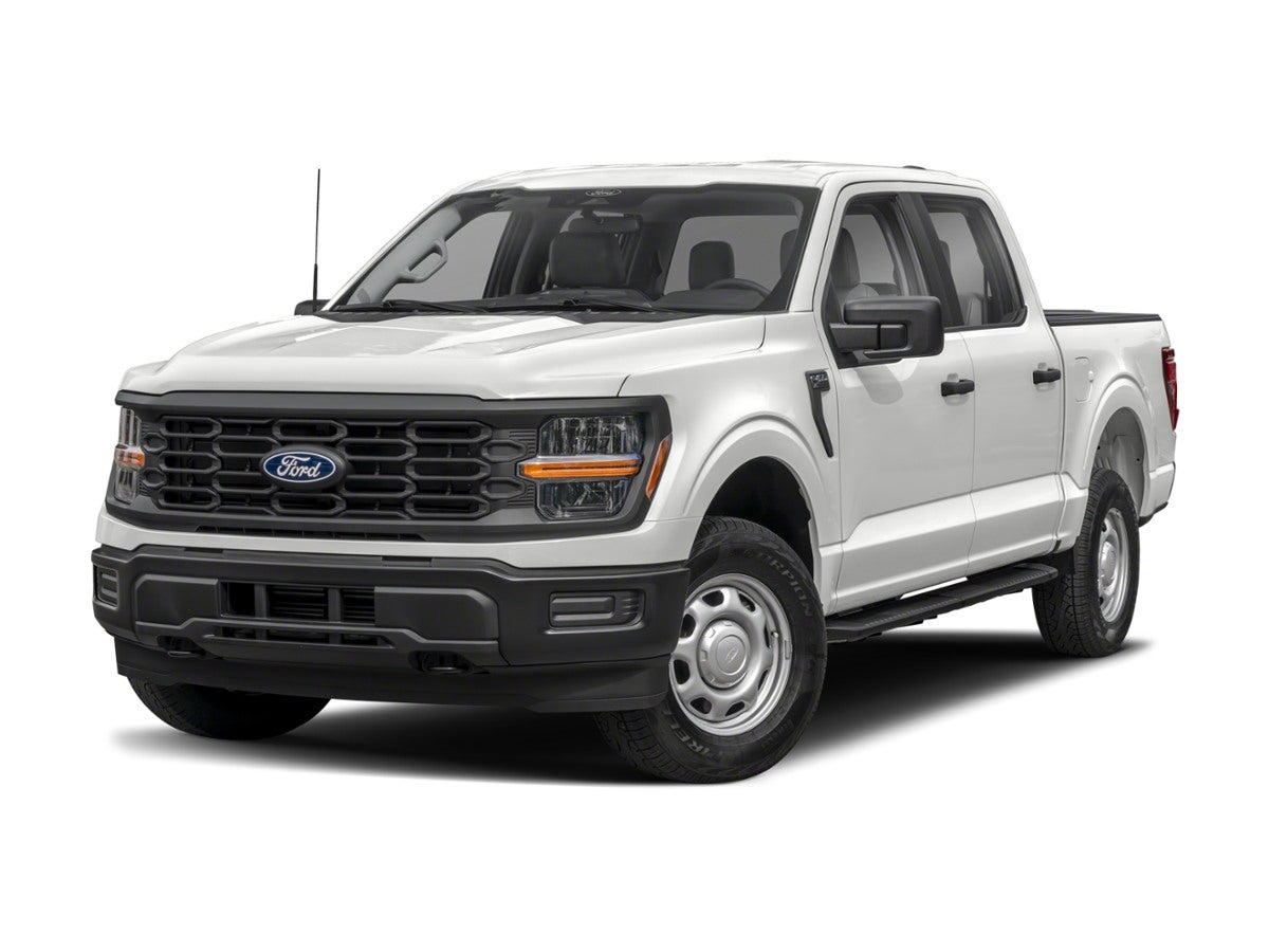 2026 Ford F-150 Platinum in Agate Black Metallic — front three-quarter view