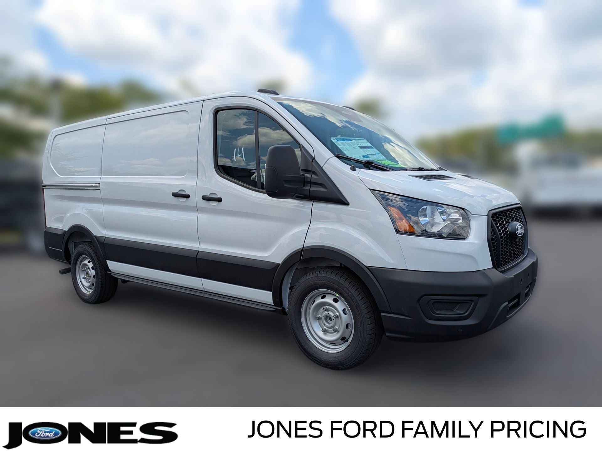 2026 Ford Transit-150 Cargo Van in Oxford White — front three-quarter view