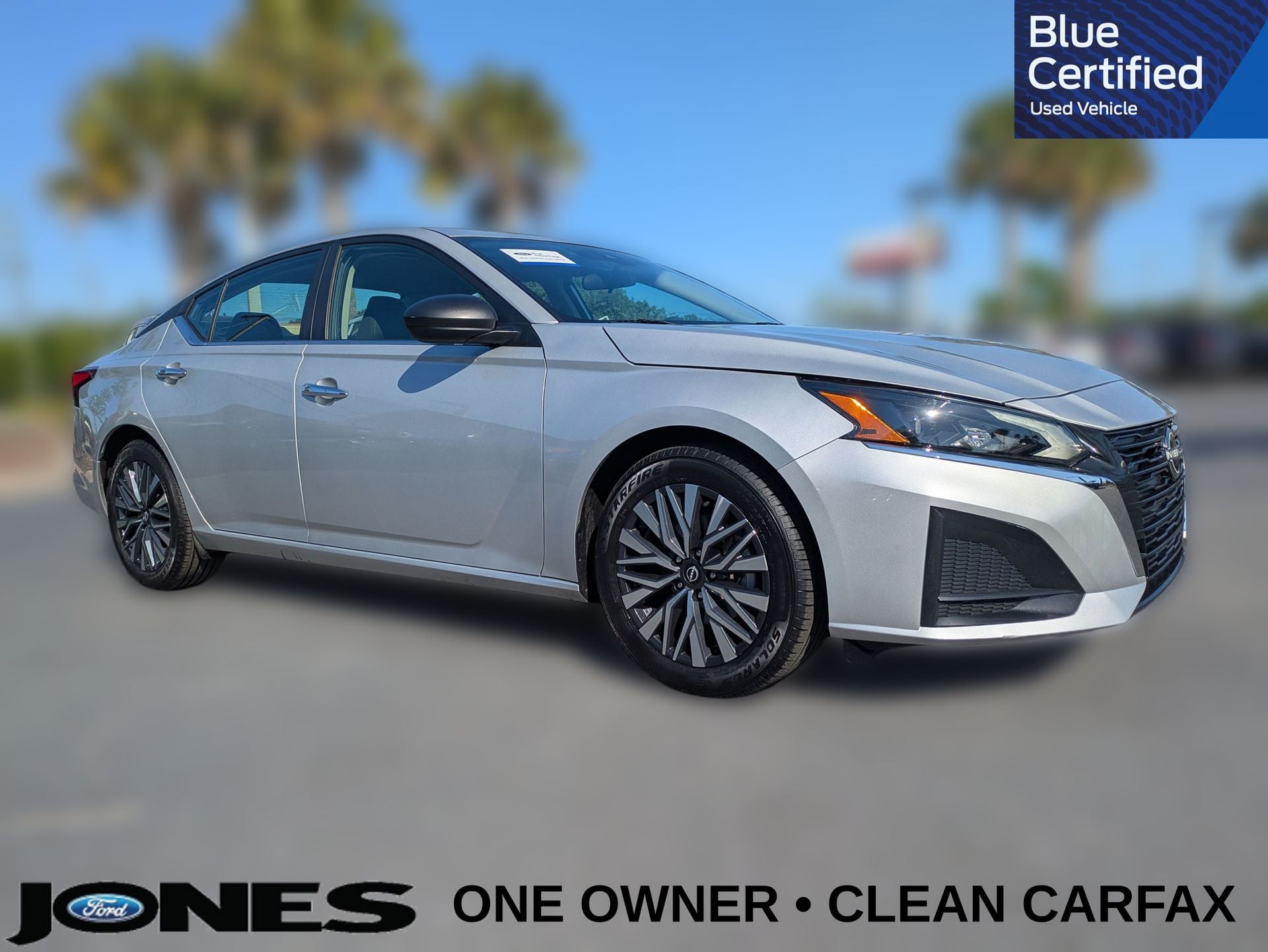2024 Nissan Altima 2.5 SV in Brilliant Silver Metallic — front three-quarter view