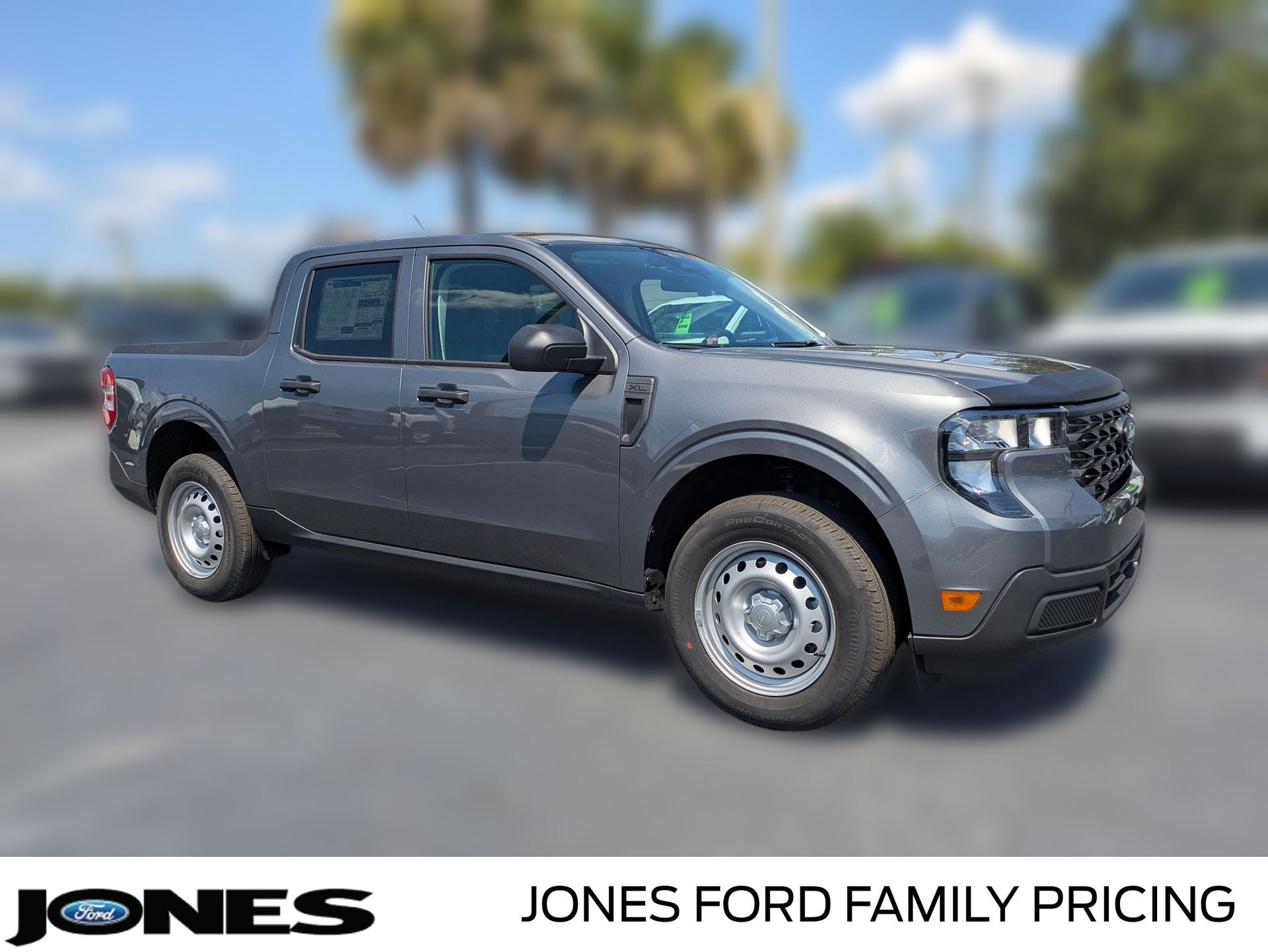 2026 Ford Maverick XL in Carbonized Gray Metallic — front three-quarter view