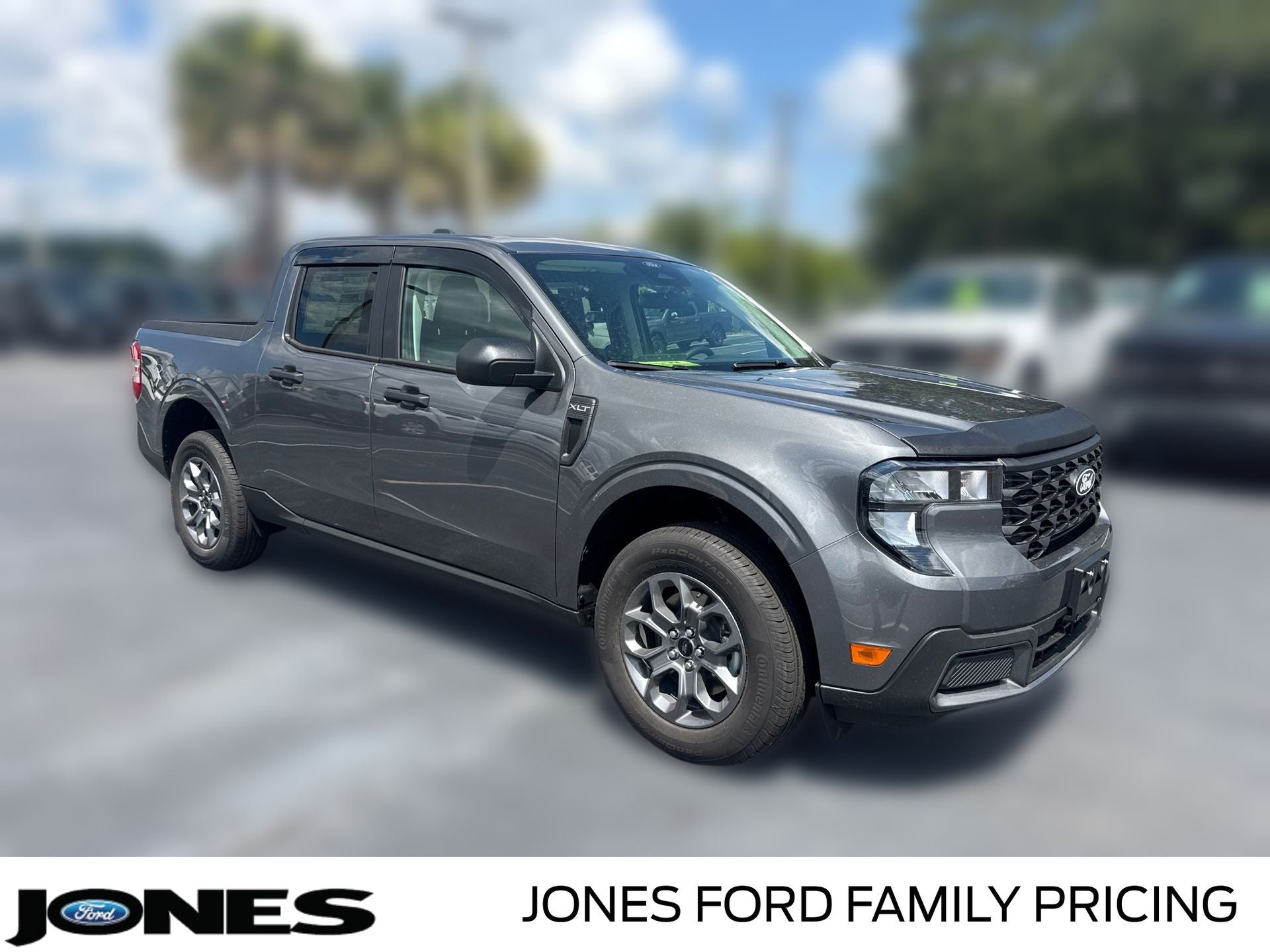 2026 Ford Maverick XLT in Carbonized Gray Metallic — front three-quarter view