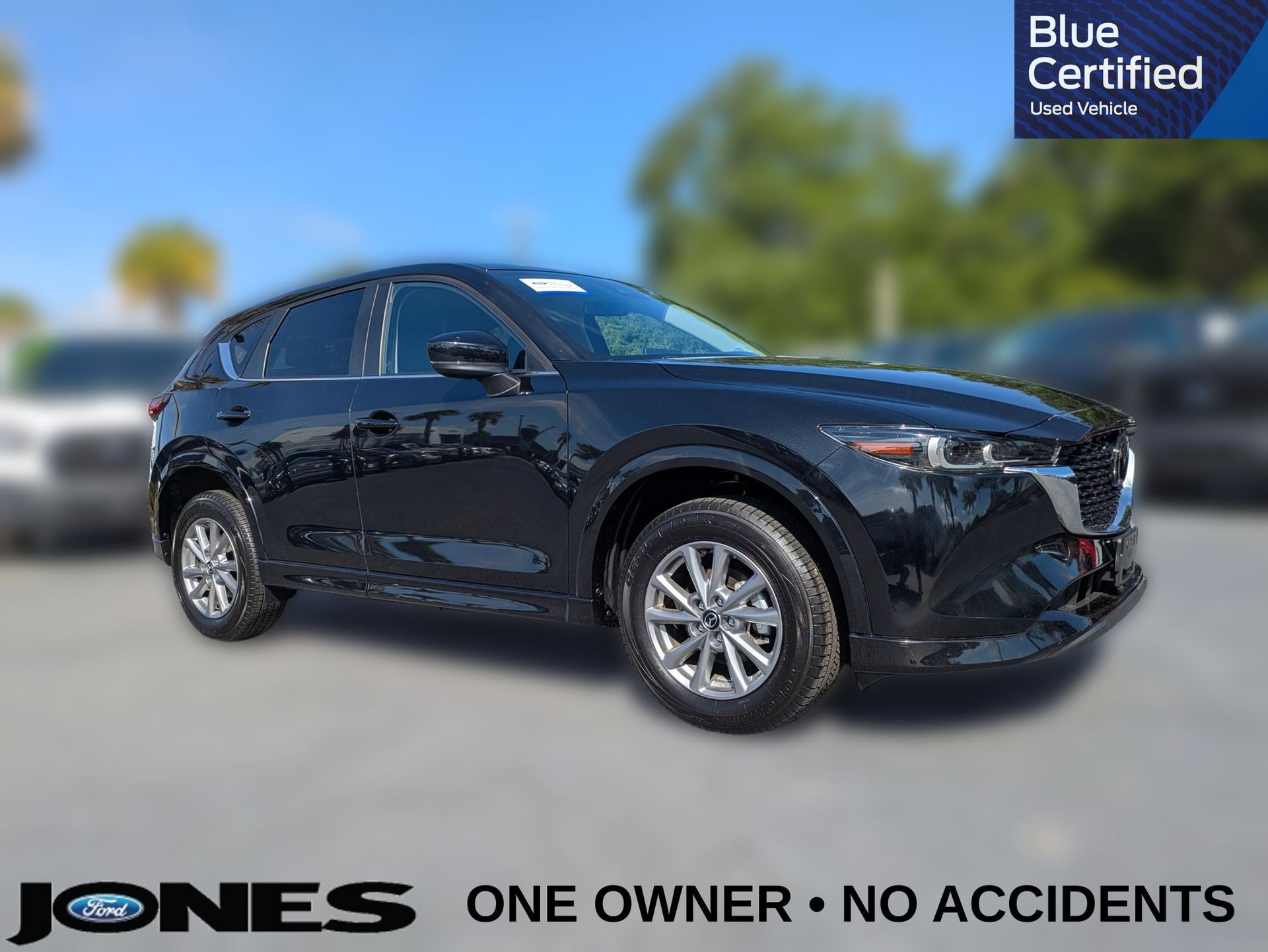 2025 Mazda Mazda CX-5 2.5 S Select Package in Jet Black Mica — front three-quarter view