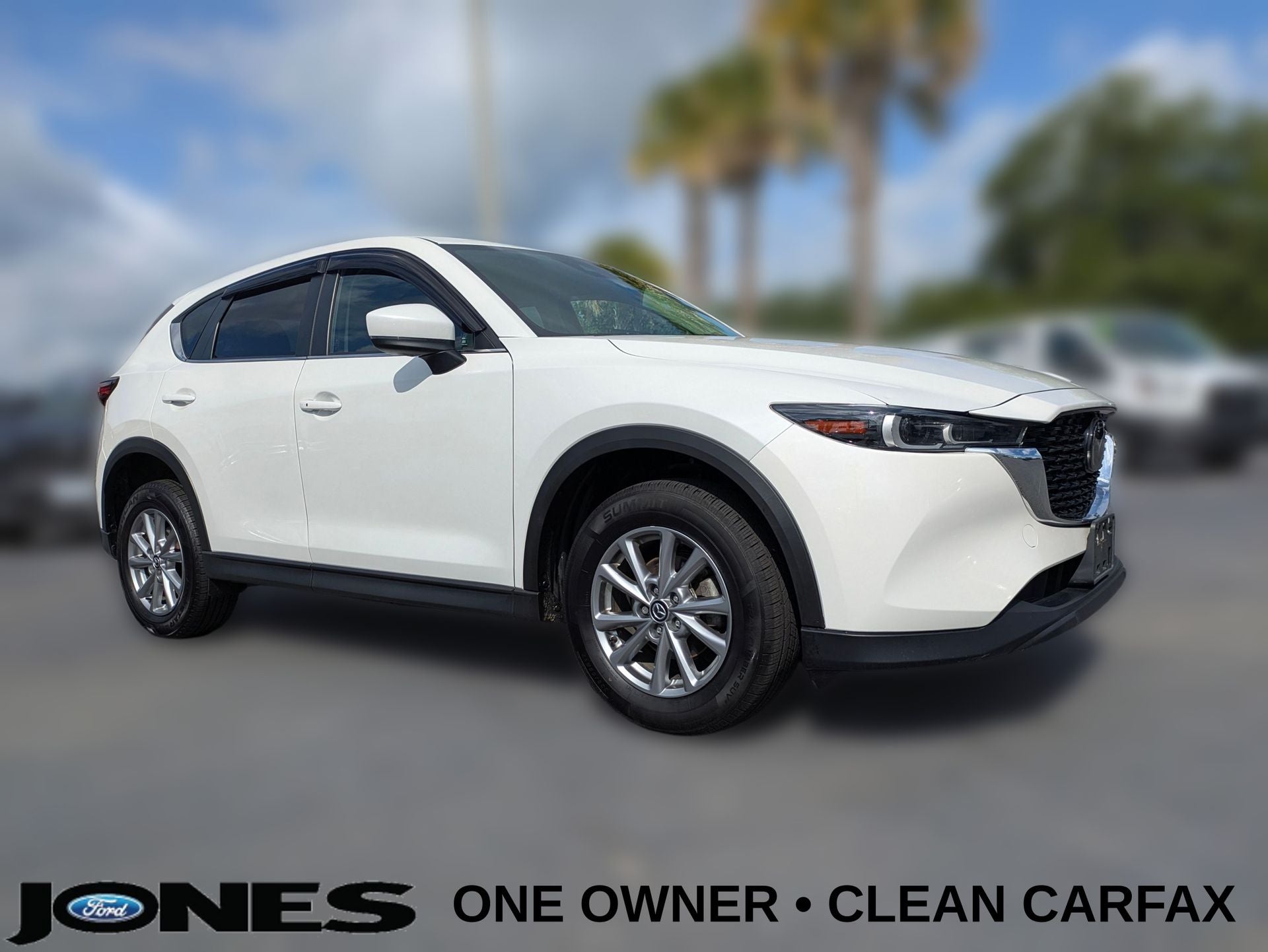 2023 Mazda Mazda CX-5 2.5 S Select Package in Rhodium White Metallic — front three-quarter view