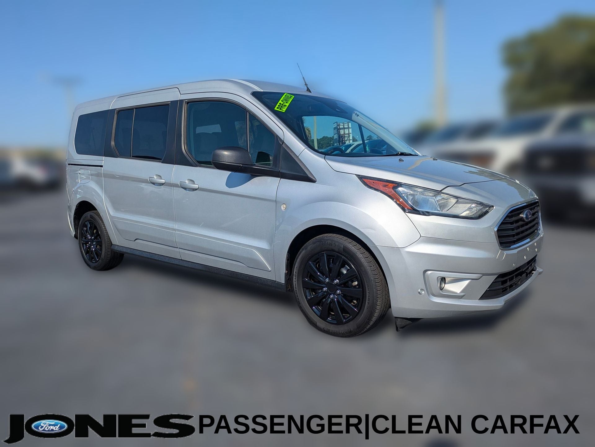 2022 Ford Transit Connect XLT in Silver — front three-quarter view